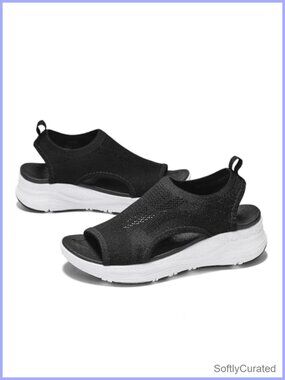 Orthopedic Arch Support Sport Sandals Slip On Open Toe Platform Comfort
